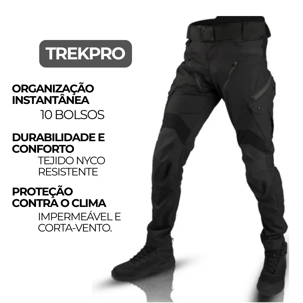 TrekPro™ – Calças de Trabalho Multibolsos Resistentes