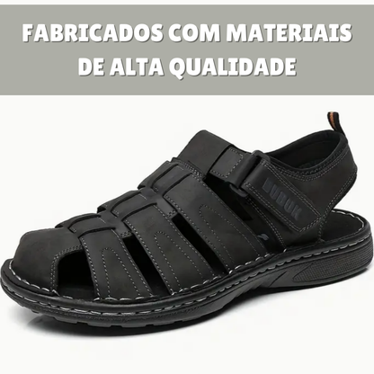 TrailStep| Sandálias Ortopédicas em Couro