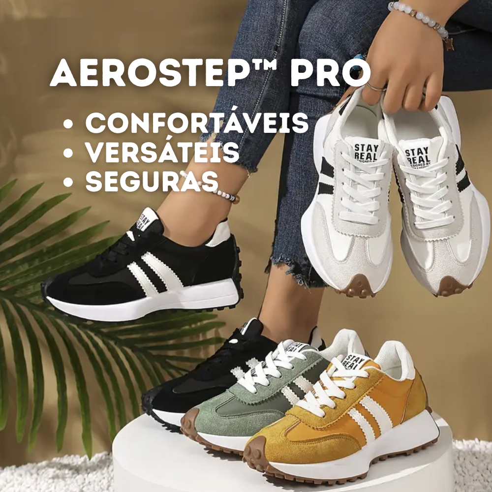 AeroStep™ Pro – Sapatilhas de Plataforma Ultraligeiras